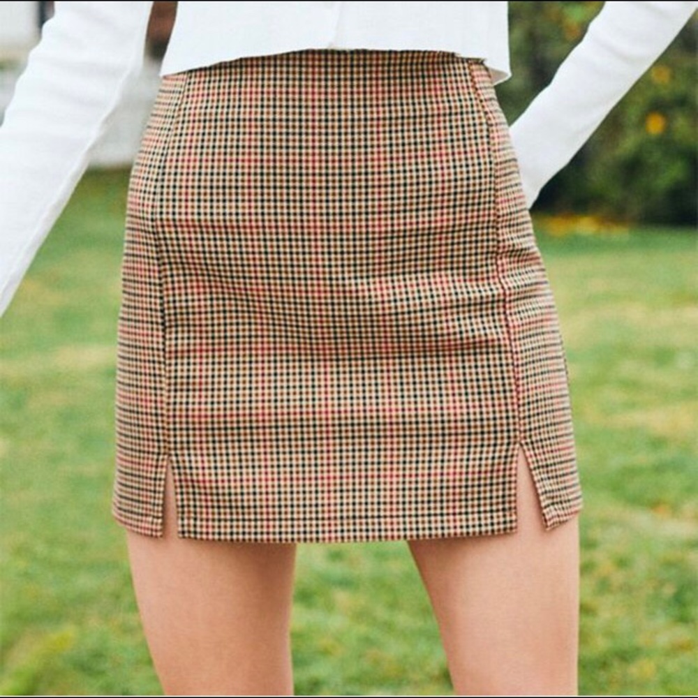 ❤️ Brandy plaid cara skirt